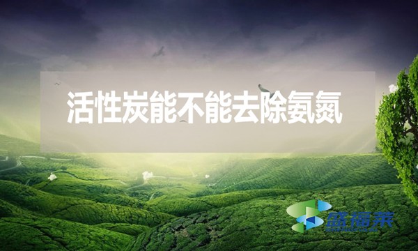 活性炭能不能去除氨氮？去除率是多少？